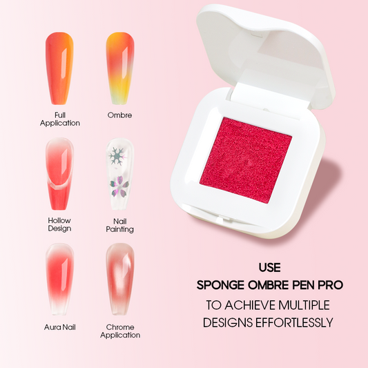 French Pat Painting Stamping Gel Polish Gradient Ombre Cushion Nail Art Gel